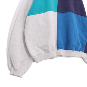 Eddie Bauer 90s | Color Block Crewneck Sweatshirt "Multi"
