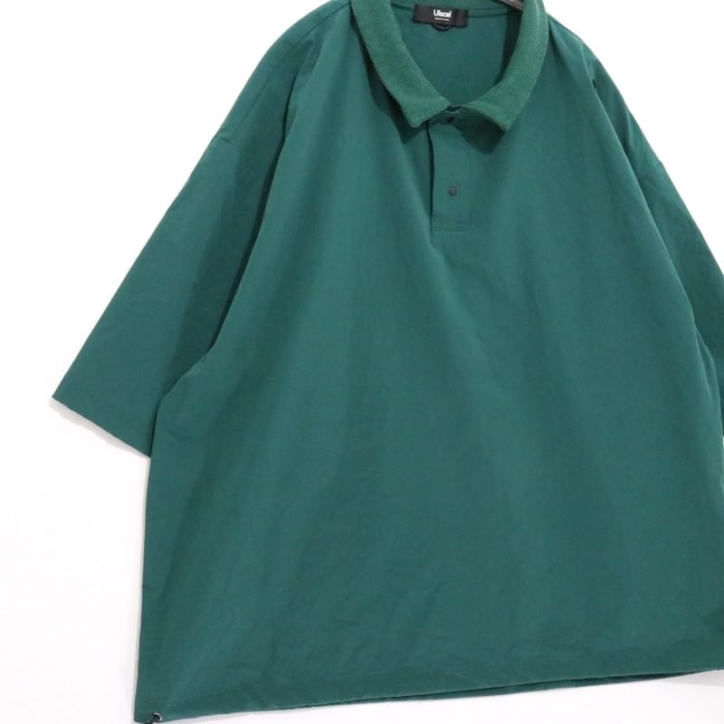 Uiscel 22SS | ルーズポロ "Green" (AU25-11D101)