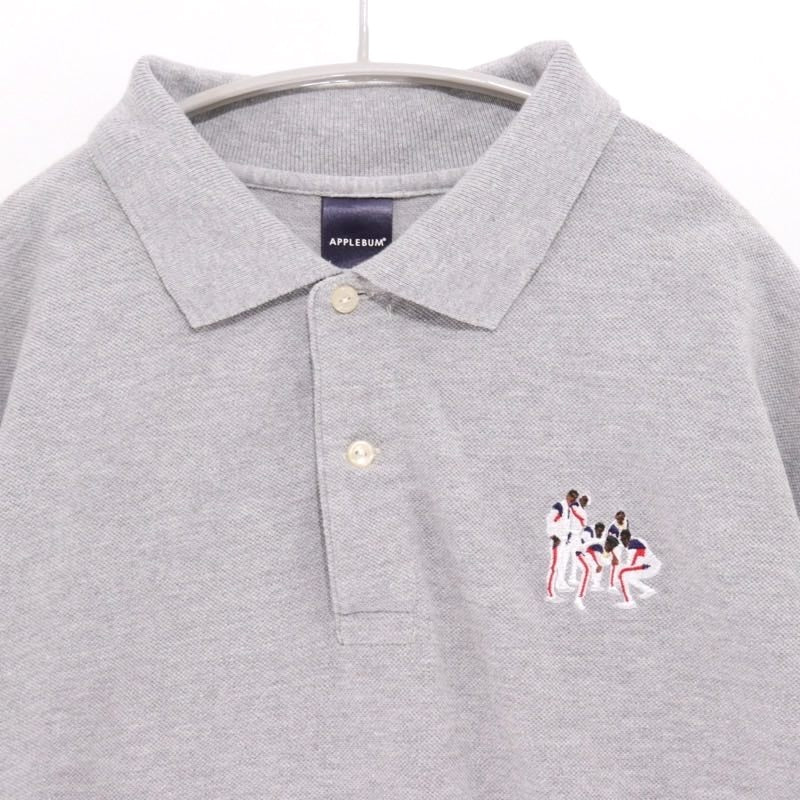 APPLEBUM | "Tribe Lady" Embroidery Polo Shirt "Grey"