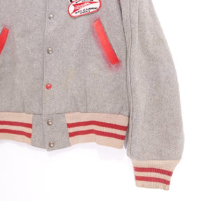 Gamemaster Marshall Clothing Mfg Co 60s | Vintage Award Jacket "Grey/Red" (Made in USA)