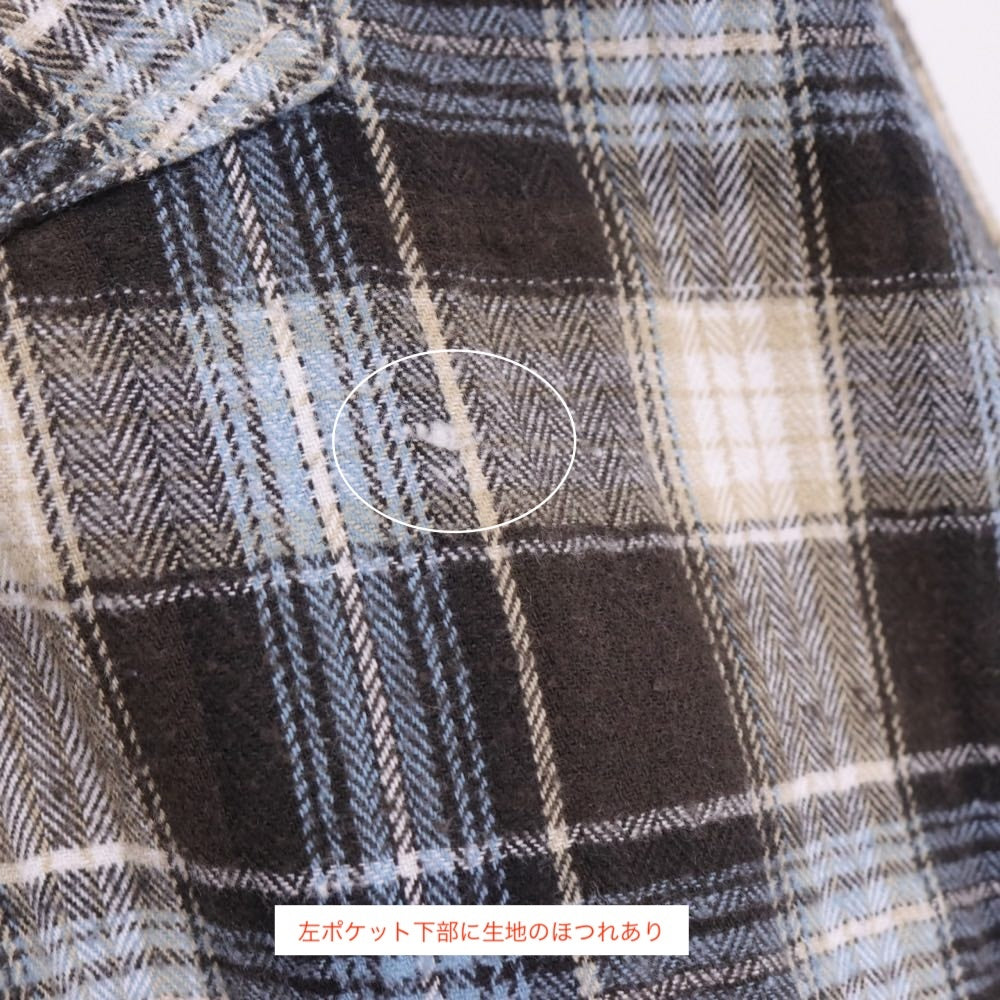 Eddie Bauer 00s | Check Western Shirt "Brown Blue"