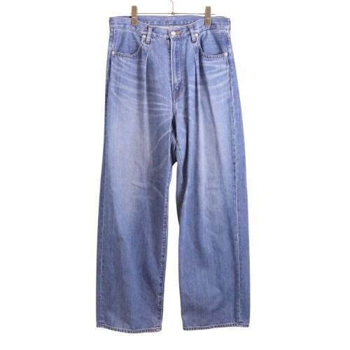 ALTIMA(アルティマ) 22ss WASH DENIM TUCK BAGGY PANTS