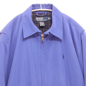 Polo by Ralph Lauren 90s | Polyester Swing Top Jacket "Blue"