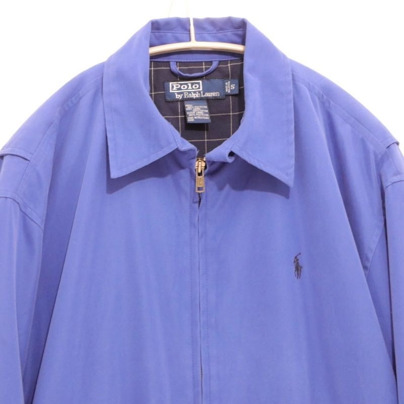 Polo by Ralph Lauren 90s | Polyester Swing Top Jacket "Blue"