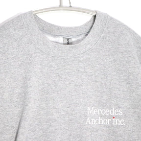 Mercedes Anchor Inc. | Crewneck Sweatshirt "Grey / White Print"