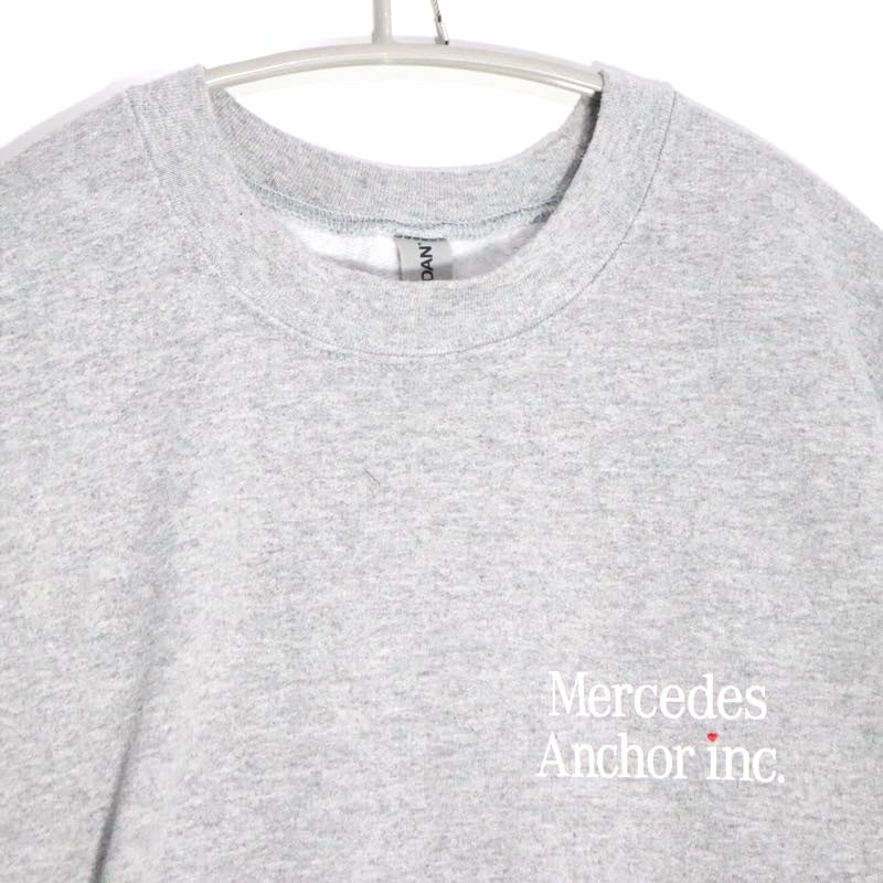 Mercedes Anchor Inc. | Crewneck Sweatshirt "Grey / White Print"