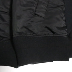 sacai 21SS | x Hank Willis Thomas Patchwork Sweat "Black" (21-02499M)