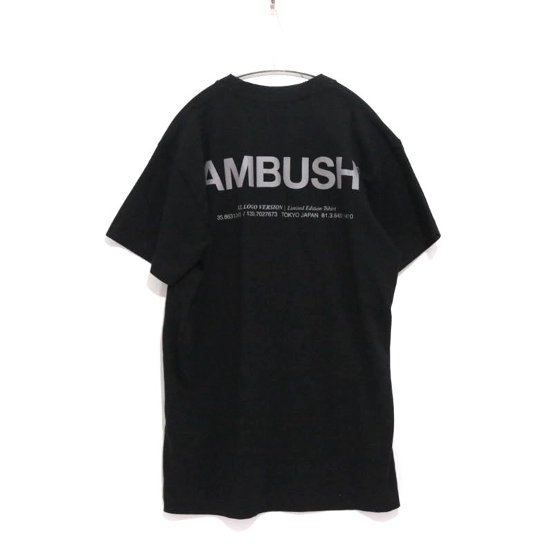 AMBUSH 20AW | XL LOGO VERSION Limited Edition T-shirt "Black" (BMAA007F20JER001)