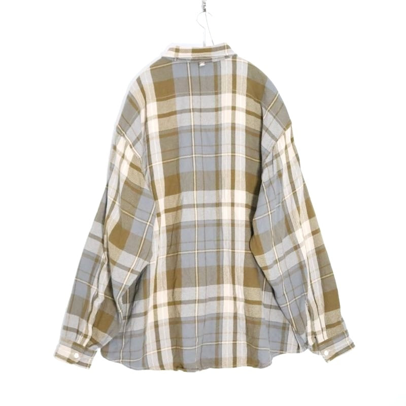 THE NORTH FACE PURPLE LABEL 2025AW | Flannel Plaid Field Shirt "Khaki/Asphalt Gray" (N25FG097)