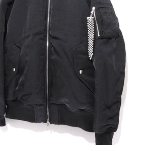 SOPHNET. 25AW | Flight Jacket "Black/Kvadrat Sisu" (SPNT-252007)