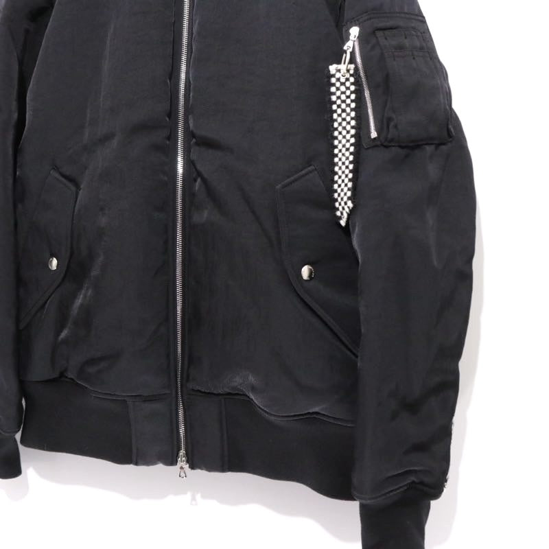 SOPHNET. 25AW | Flight Jacket "Black/Kvadrat Sisu" (SPNT-252007)