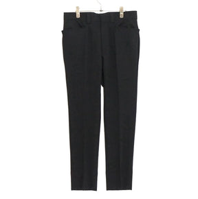 GUCCI 80s-90s Vintage | 2-Tuck Tapered Slacks "Black" (Size 46)