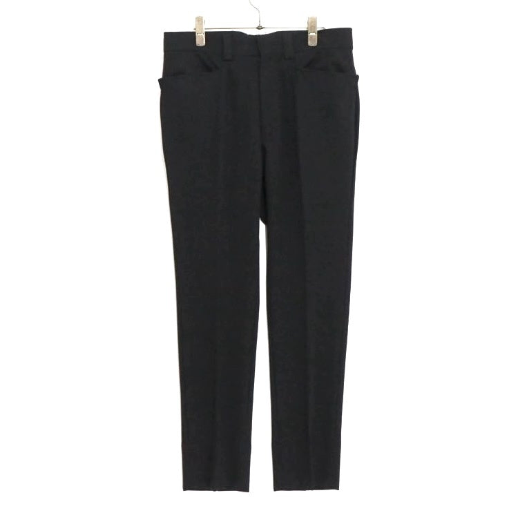 GUCCI 80s-90s Vintage | 2-Tuck Tapered Slacks "Black" (Size 46)