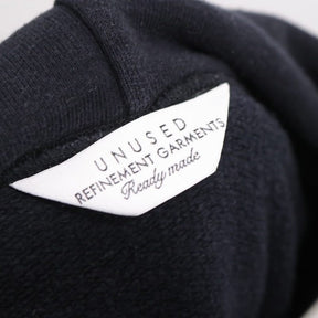 UNUSED 18AW | 13.5oz Sweat Hoodie "BLACK" (US1493)
