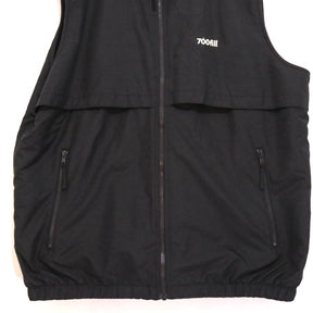 700fill | PORT AUTHORITY Reversible Vest "Black / Fleece & Nylon"