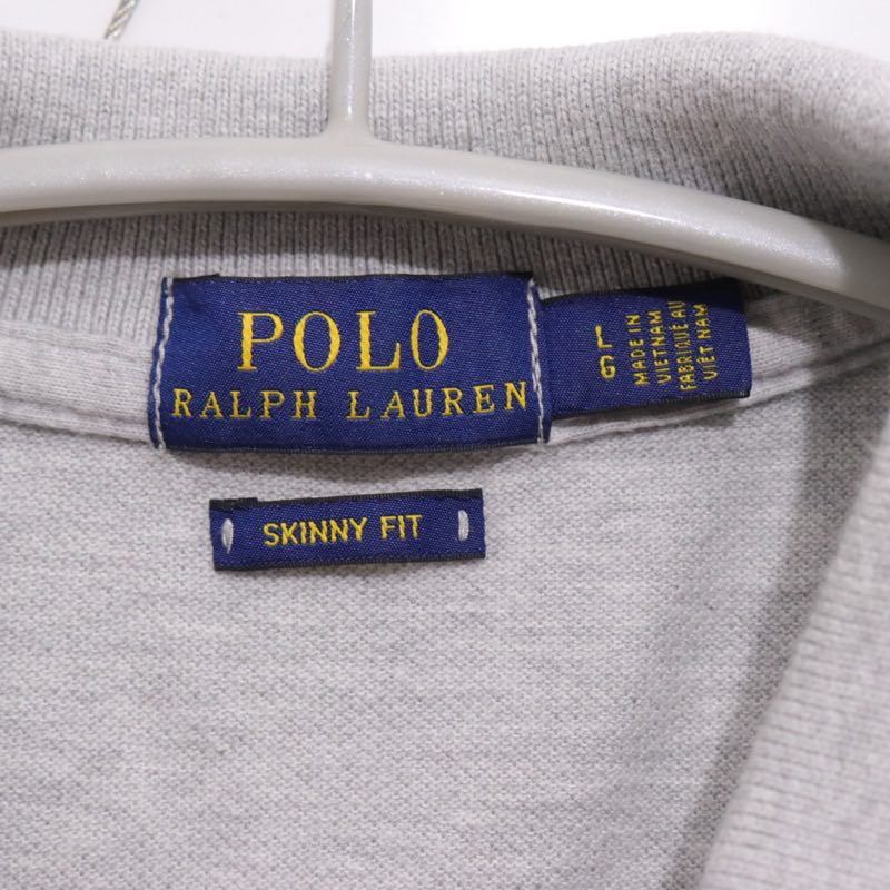 Polo Ralph Lauren | Cotton Pique Polo Shirt "Grey / Blue Pony" (CA56658)
