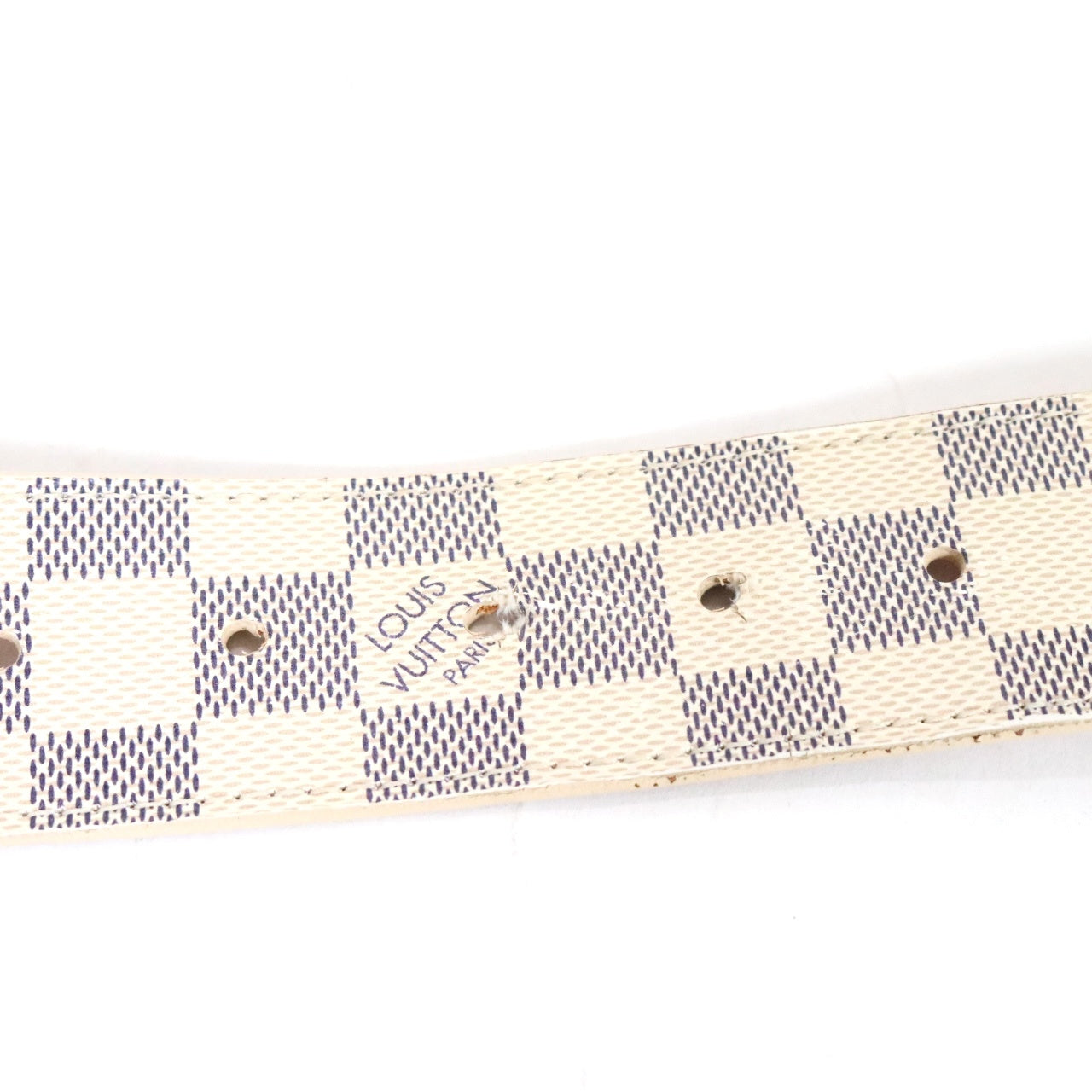 LOUIS VUITTON | Ceinture LV Initiales 40mm "Damier Azur" (M9609)