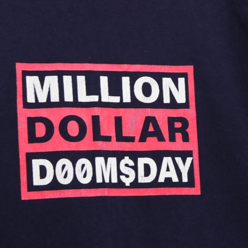Million Dollar Doomsday | Crack Logo T-Shirt "Black/Red"
