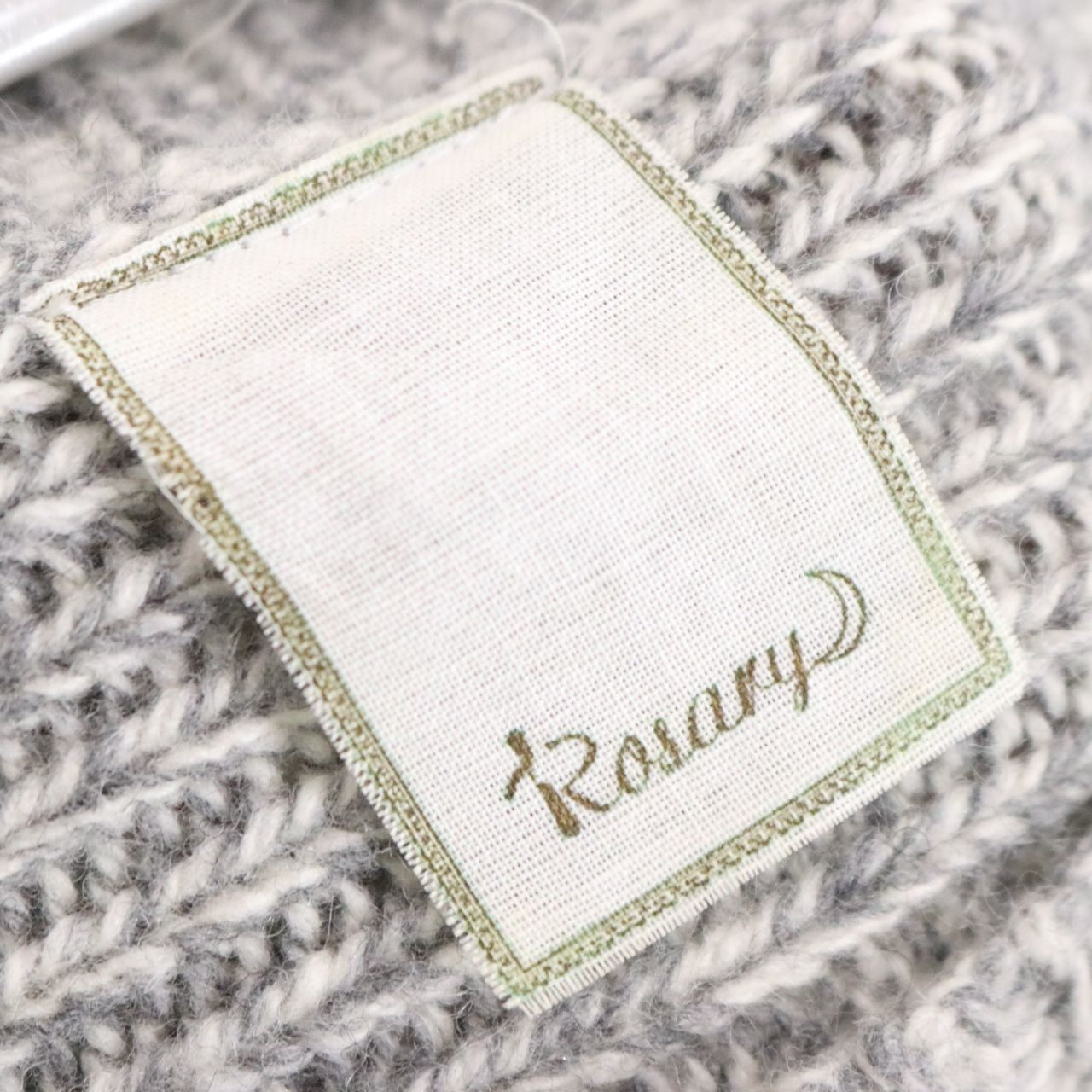 Rosarymoon(ロザリームーン) 19AW Melange Knit Tunic