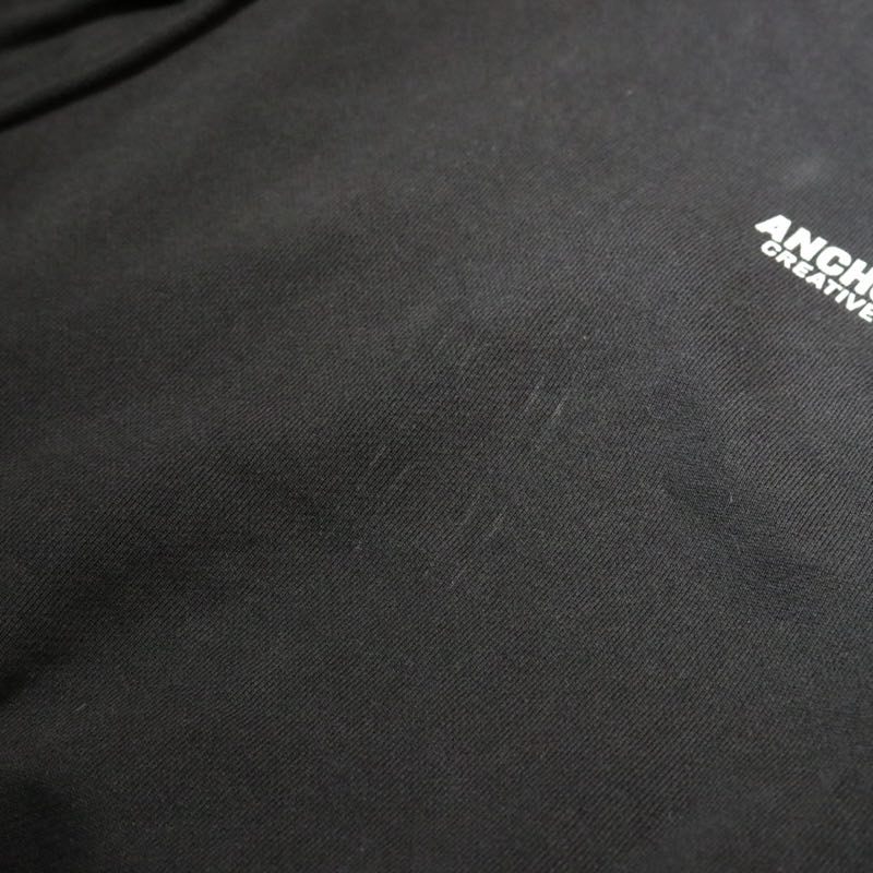 Anchor Inc. 25SS | Crewneck Sweatshirt "Black / Back Print"