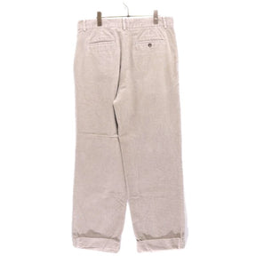 BANANA REPUBLIC 90s-00s | Wide-Rib 2-Tuck Corduroy Pants "Beige"