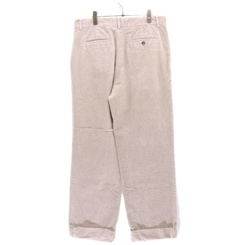 BANANA REPUBLIC 90s-00s | Wide-Rib 2-Tuck Corduroy Pants "Beige"