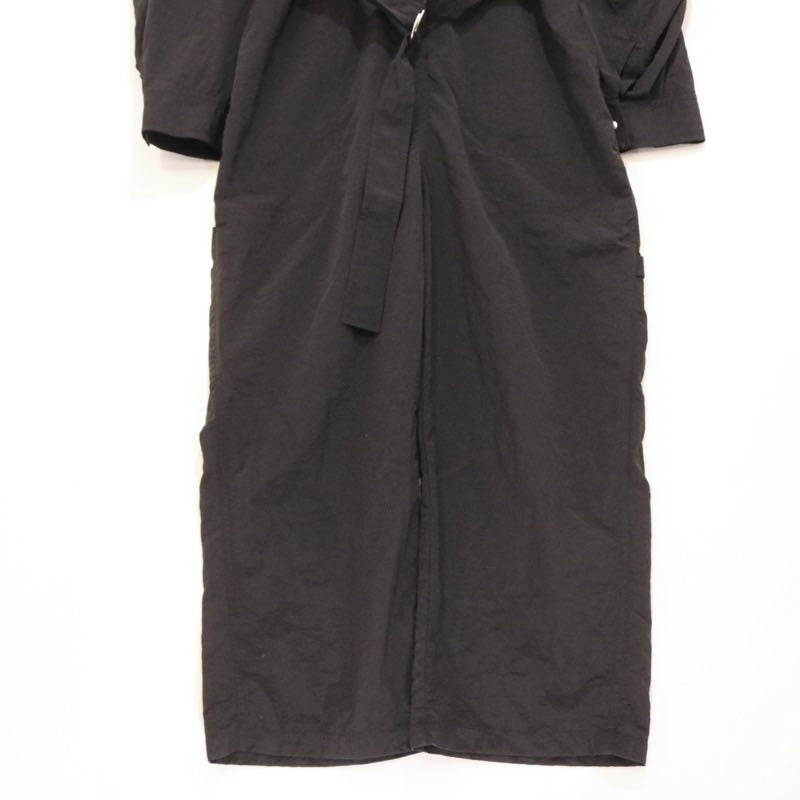 ETRE TOKYO 24SS | Belted Nylon Jumpsuit "Black" (1224530112-0)