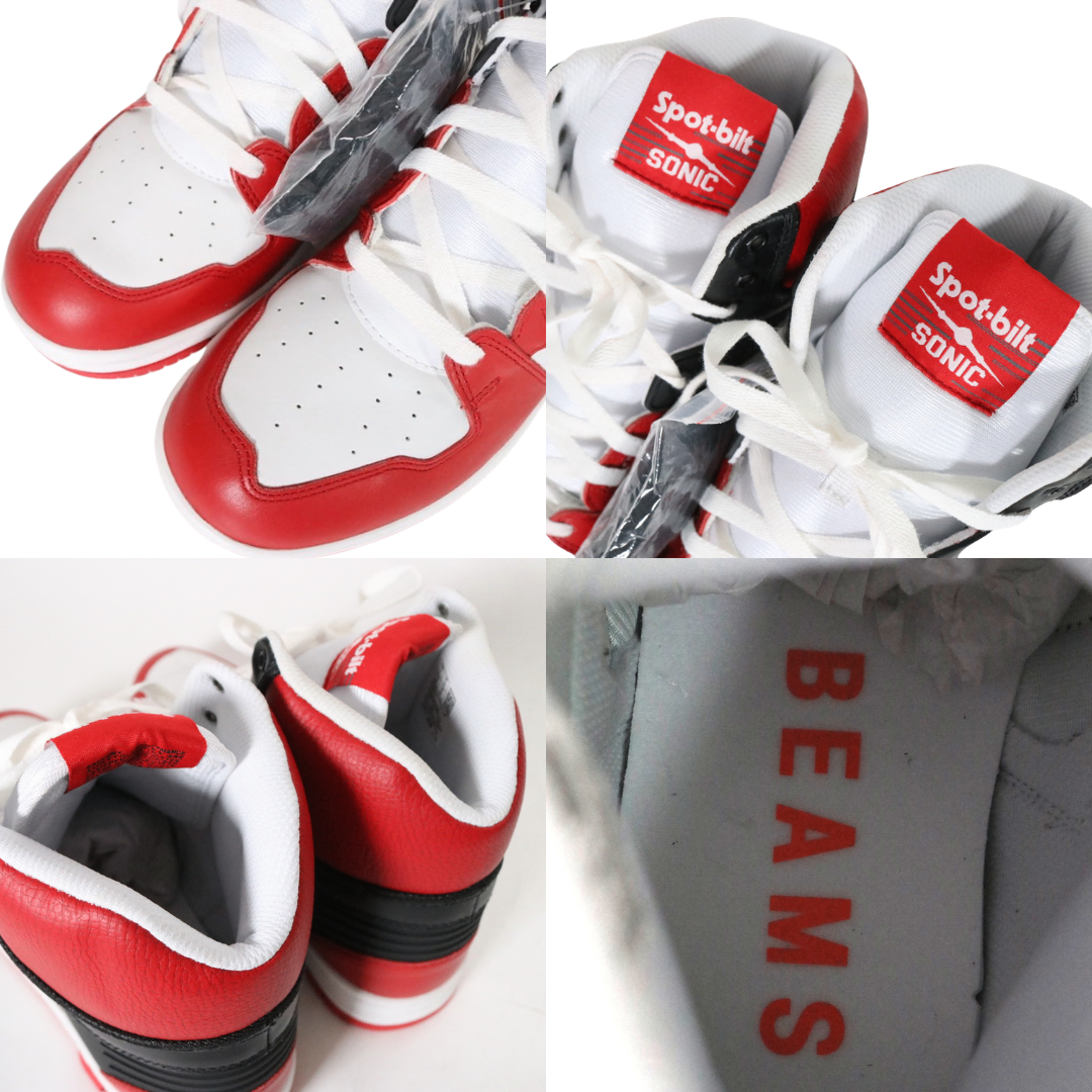 Saucony BEAMS 24SS | Spot-Bilt SONIC HI "Red/Black" (S70820-1)