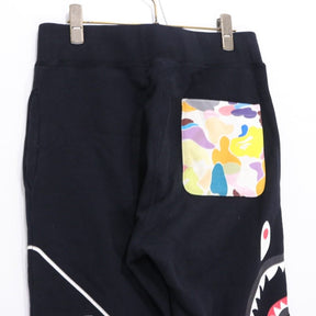 A BATHING APE 19SS | F.C.R.B. SHARK SWEAT PANTS "Black" (001PTF231902X)