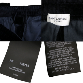 Saint Laurent Paris(サンローラン パリ) Velour jogger pants