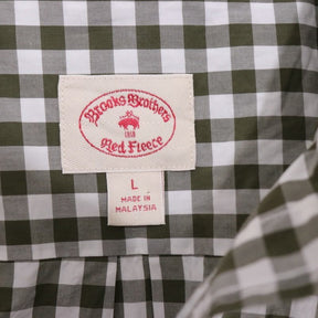 Brooks Brothers | Button Down Shirt "Olive/White Check"