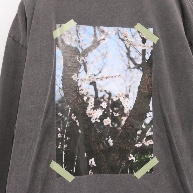 LE CERCLE par ropé | Back Photo Long Sleeve T-Shirt"Black"(LMM14010)