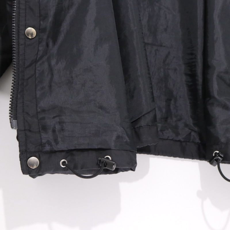 FAT 2006SS | Hooded Nylon Zip-Up Blouson "Black" (F/06-SS/JK-03)