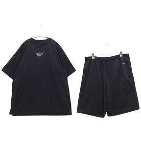 TENTIAL 25SS | BAKUNE Dry Short Sleeve T-Shirt & Shorts "Black" (25SSBA001M / 25SSBA002M)