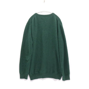 Barbour 18AW | Essential V-Neck Lambswool Jumper "Forest Green" (MKN1177GN78)