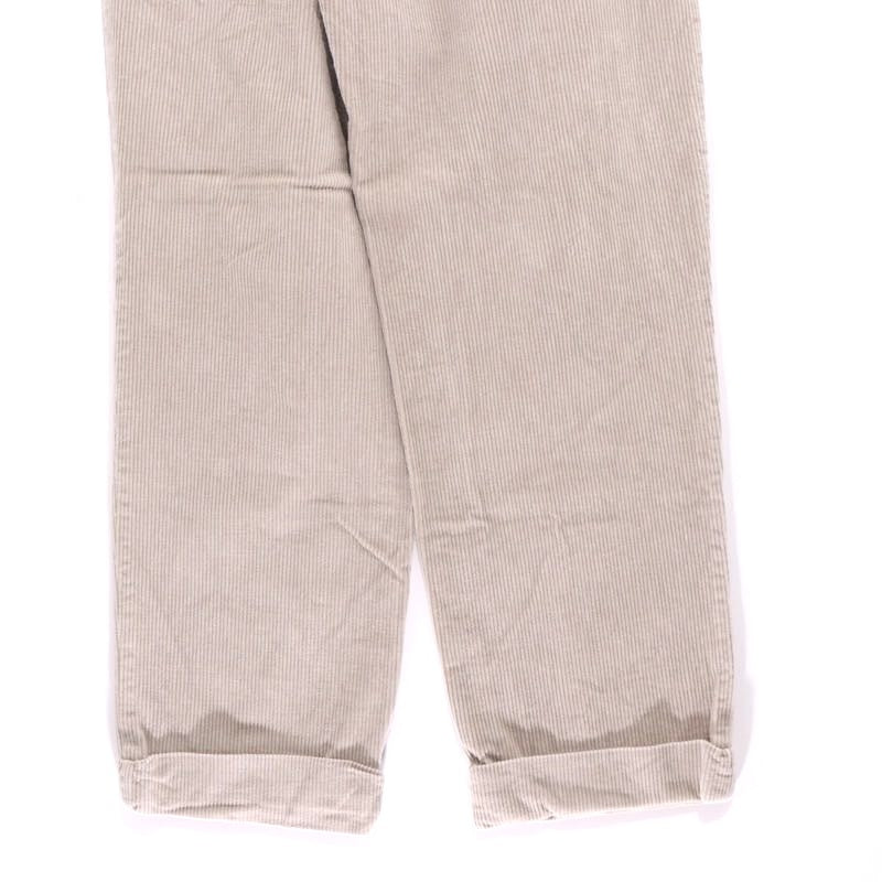 BANANA REPUBLIC 90s-00s | Wide-Rib 2-Tuck Corduroy Pants "Beige"