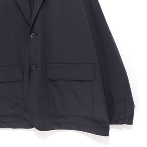 BEAMS | Nylon Mesh-Lined Oversized Jacket "Black"(11-16-1309-803)