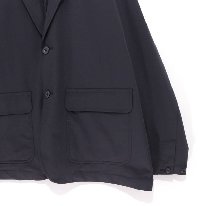 BEAMS | Nylon Mesh-Lined Oversized Jacket "Black"(11-16-1309-803)