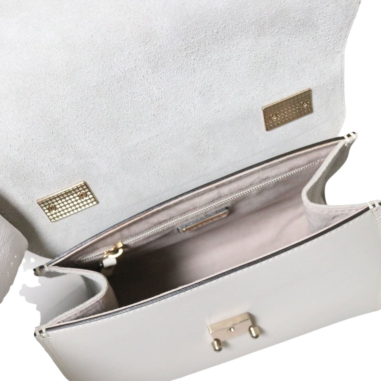 GIANNI NOTARO(ジャンニ ノターロ) Carol J. フラップ 2WAY レザーハンドバッグ