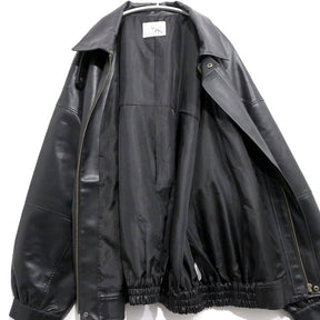 Discoat 23AW | Vintage PU Leather Jacket "Black" (DPZ2032107A0003)