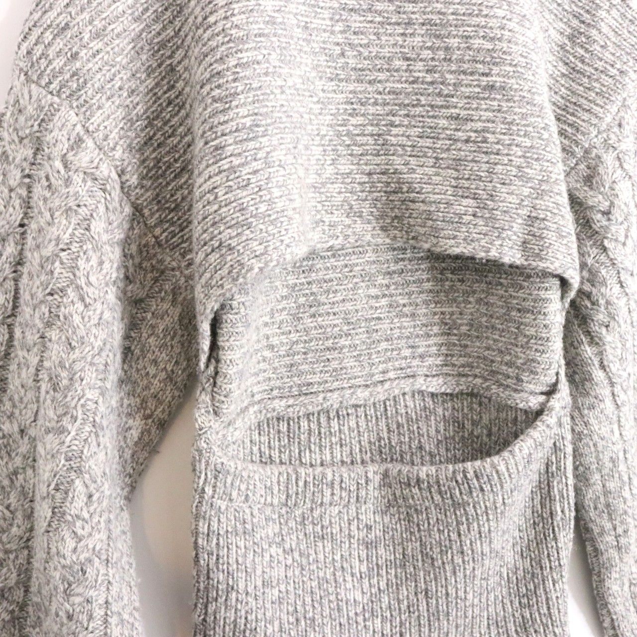 Rosarymoon(ロザリームーン) 19AW Melange Knit Tunic
