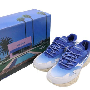 MIZUNO(ミズノ)×Hiroshi Nagai Wave Rider β "Blue/White/Sand Beige"