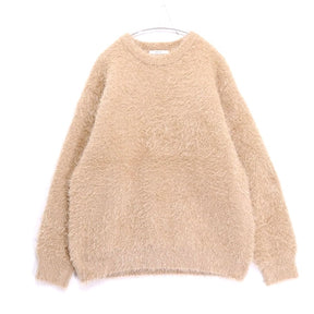 Discoat 23AW | Feather Yarn Knit Pullover "Beige" (DPZ2032305A0008)