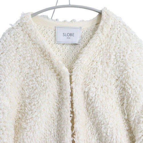 SLOBE IENA(スローブイエナ) Boa Cardigan