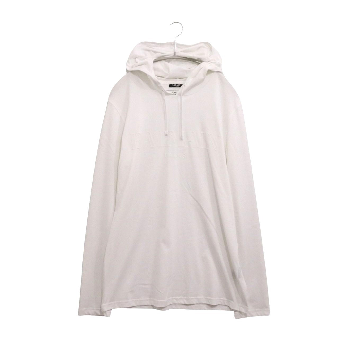 BALMAIN(バルマン) Logo Hoodie L/S T-Shirt