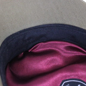 Brixton | Fiddler Cap "Olive Herringbone/Brown Band"