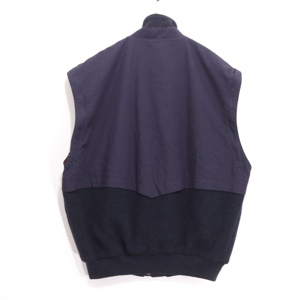 JUPITER style by SPORT DRESS 80s 90s | 2WAY Convertible Zip-Up Jacket "Navy"