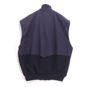 JUPITER style by SPORT DRESS 80s 90s | 2WAY Convertible Zip-Up Jacket "Navy"