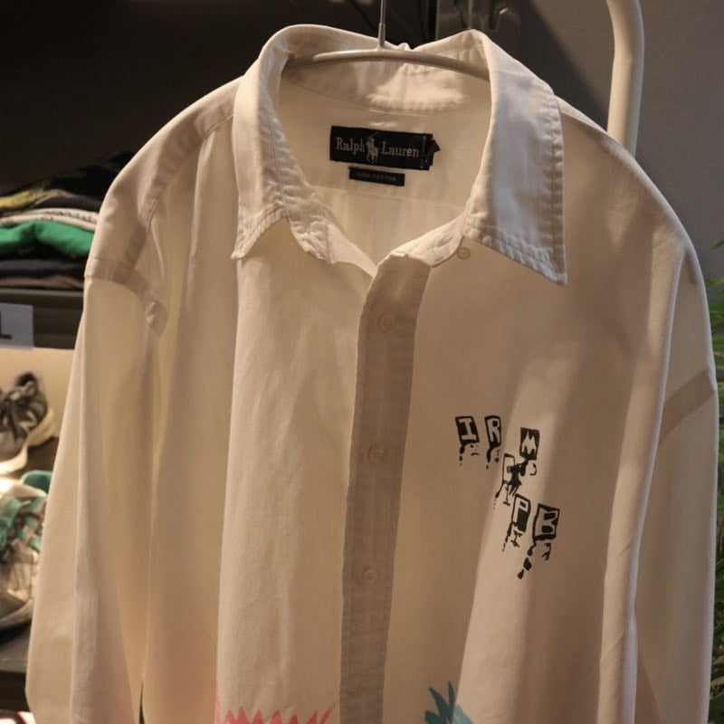 POLO RALPH LAUREN | Graphic Print B.D. Shirt "Mummy Motif"