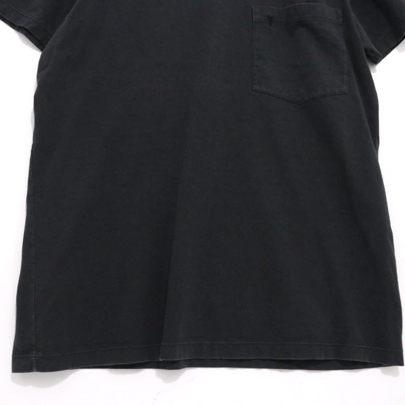 Saint Laurent Paris | Washed Pocket T-shirt "Black"(T80O 396675 Y2OP1)